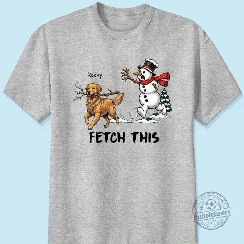 Golden Retriever Dog Stealing Snowman Arm Funny Christmas Fetch This Sweatshirt 37 Golden Retriever Dog Stealing Snowman Arm Funny Christmas Fetch This Sweatshirt