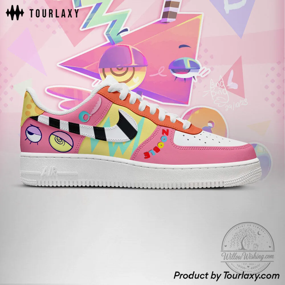 Zooble The Amazing Digital Circus Custom Painted Low Top Sneakers 9 Zooble The Amazing Digital Circus Custom Painted Low Top Sneakers