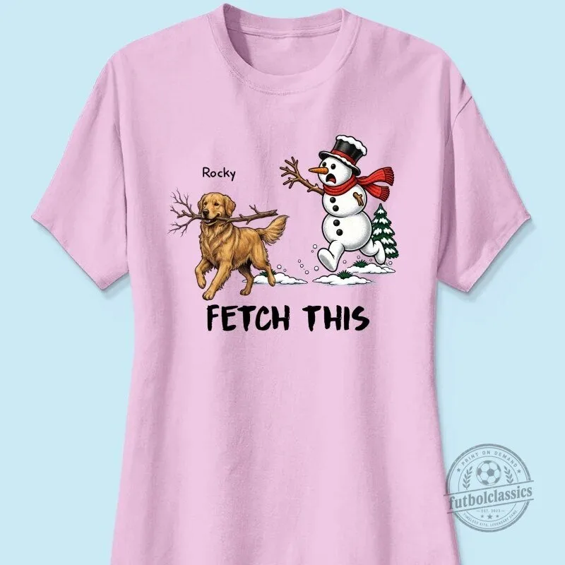 Golden Retriever Dog Stealing Snowman Arm Funny Christmas Fetch This Sweatshirt 43 Golden Retriever Dog Stealing Snowman Arm Funny Christmas Fetch This Sweatshirt