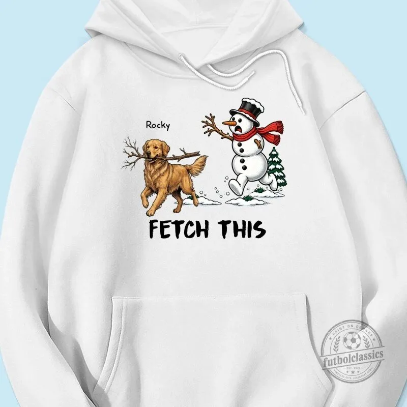 Golden Retriever Dog Stealing Snowman Arm Funny Christmas Fetch This Sweatshirt 51 Golden Retriever Dog Stealing Snowman Arm Funny Christmas Fetch This Sweatshirt