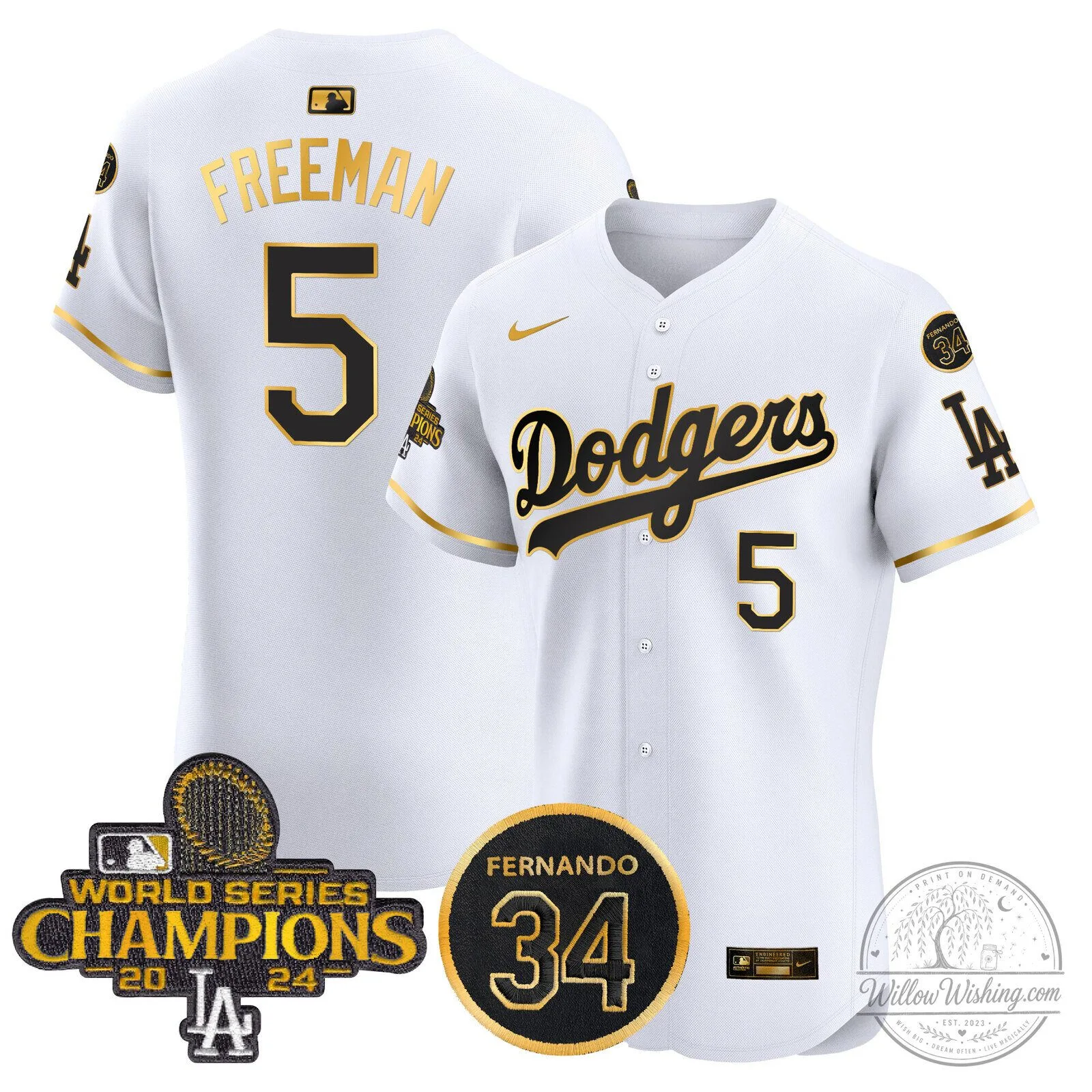 Los Angeles Dodgers Fernando Valenzuela 2024 World Series Champions Black Baseball Jersey 66 Los Angeles Dodgers Fernando Valenzuela 2024 World Series Champions Black Baseball Jersey