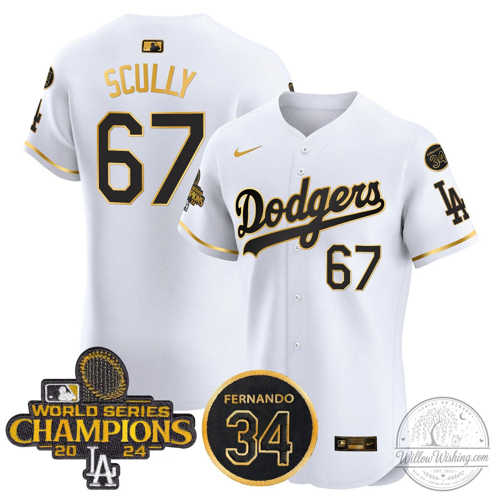 Los Angeles Dodgers Fernando Valenzuela 2024 World Series Champions Black Baseball Jersey 69 Los Angeles Dodgers Fernando Valenzuela 2024 World Series Champions Black Baseball Jersey