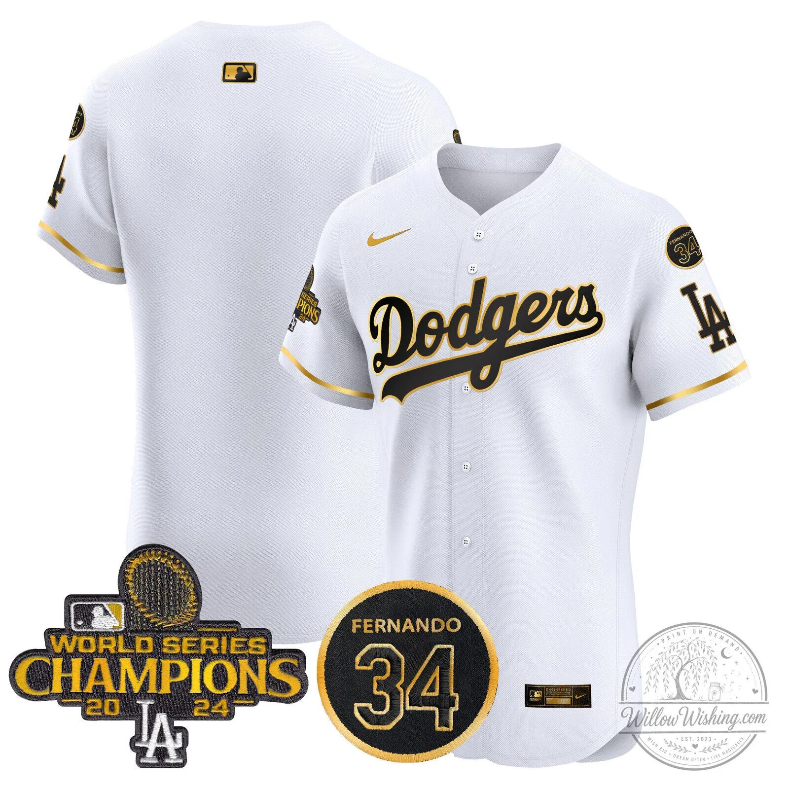 Los Angeles Dodgers Fernando Valenzuela 2024 World Series Champions Black Baseball Jersey 73 Los Angeles Dodgers Fernando Valenzuela 2024 World Series Champions Black Baseball Jersey