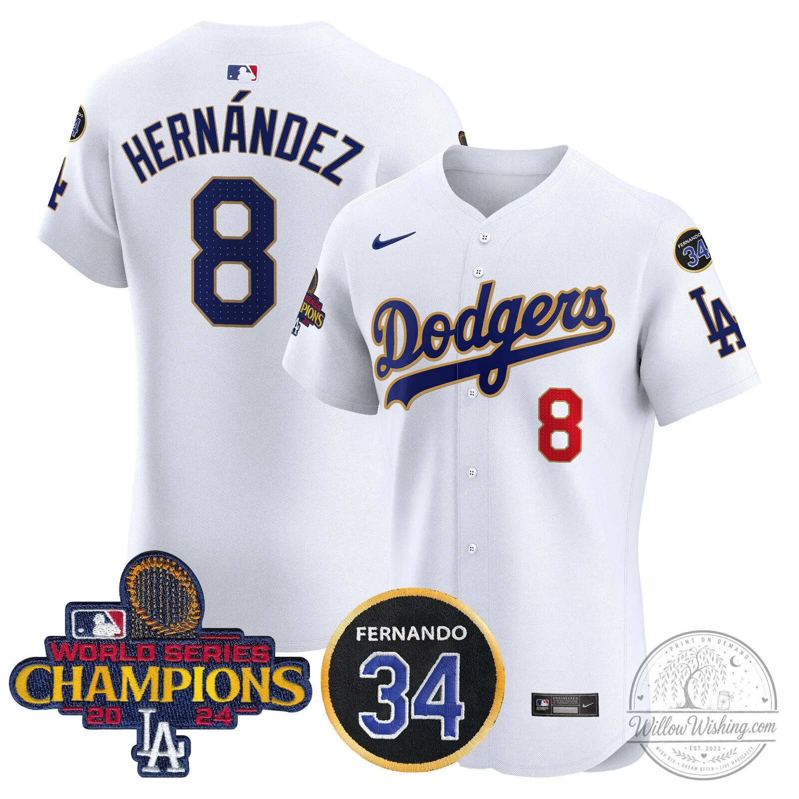 Los Angeles Dodgers Fernando Valenzuela 2024 World Series Champions Black Baseball Jersey 80 Los Angeles Dodgers Fernando Valenzuela 2024 World Series Champions Black Baseball Jersey