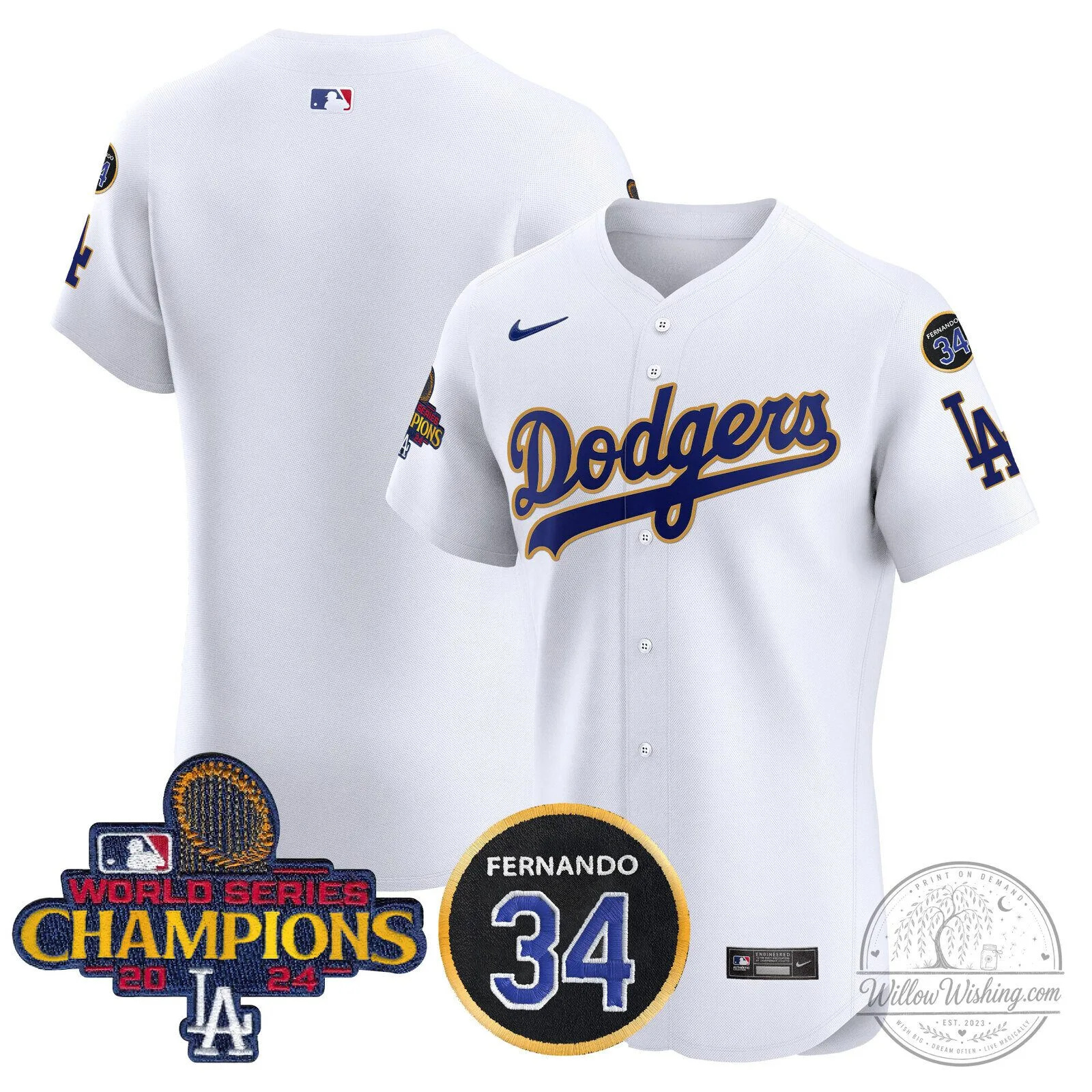 Los Angeles Dodgers Fernando Valenzuela 2024 World Series Champions Black Baseball Jersey 83 Los Angeles Dodgers Fernando Valenzuela 2024 World Series Champions Black Baseball Jersey