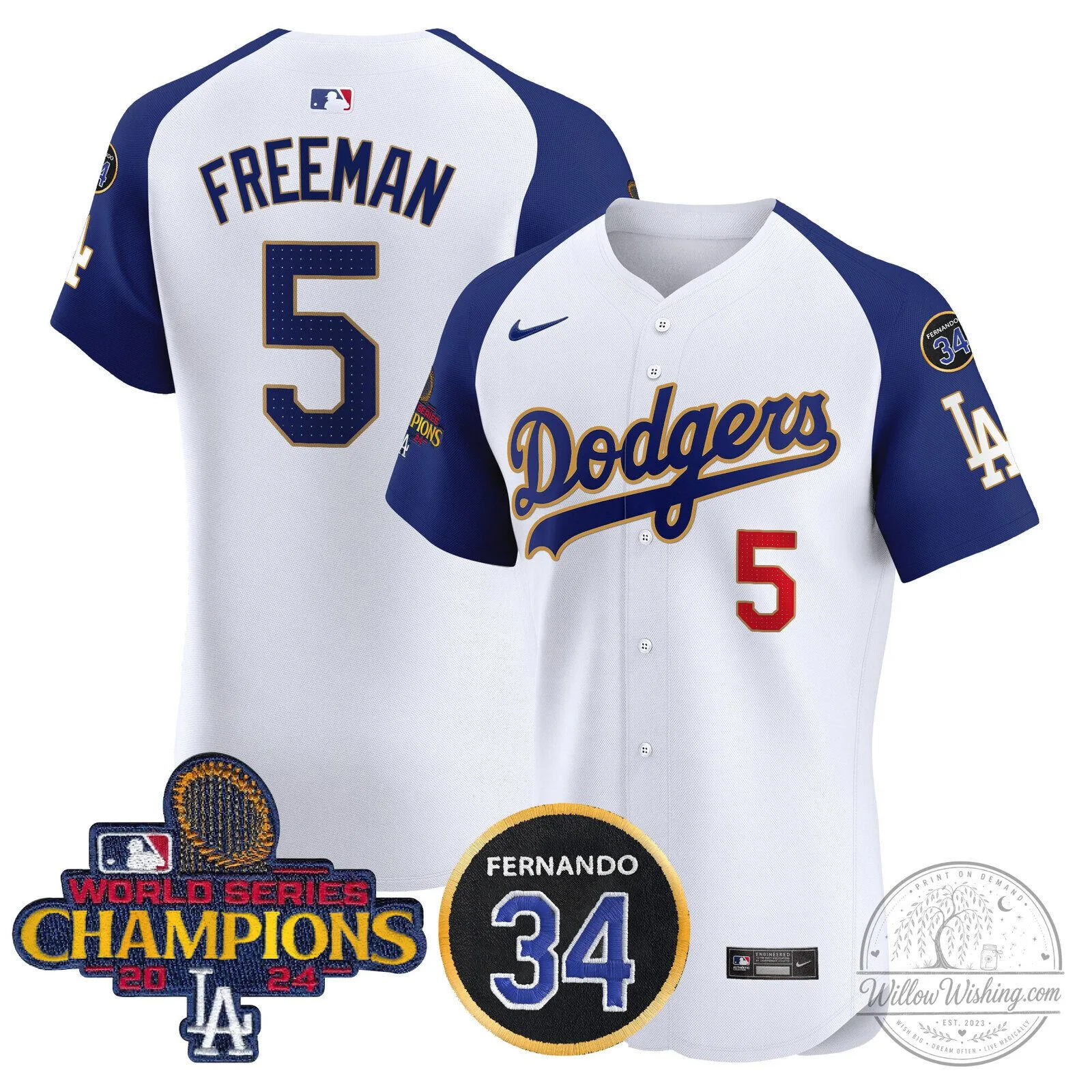 Los Angeles Dodgers Fernando Valenzuela 2024 World Series Champions Black Baseball Jersey 96 Los Angeles Dodgers Fernando Valenzuela 2024 World Series Champions Black Baseball Jersey