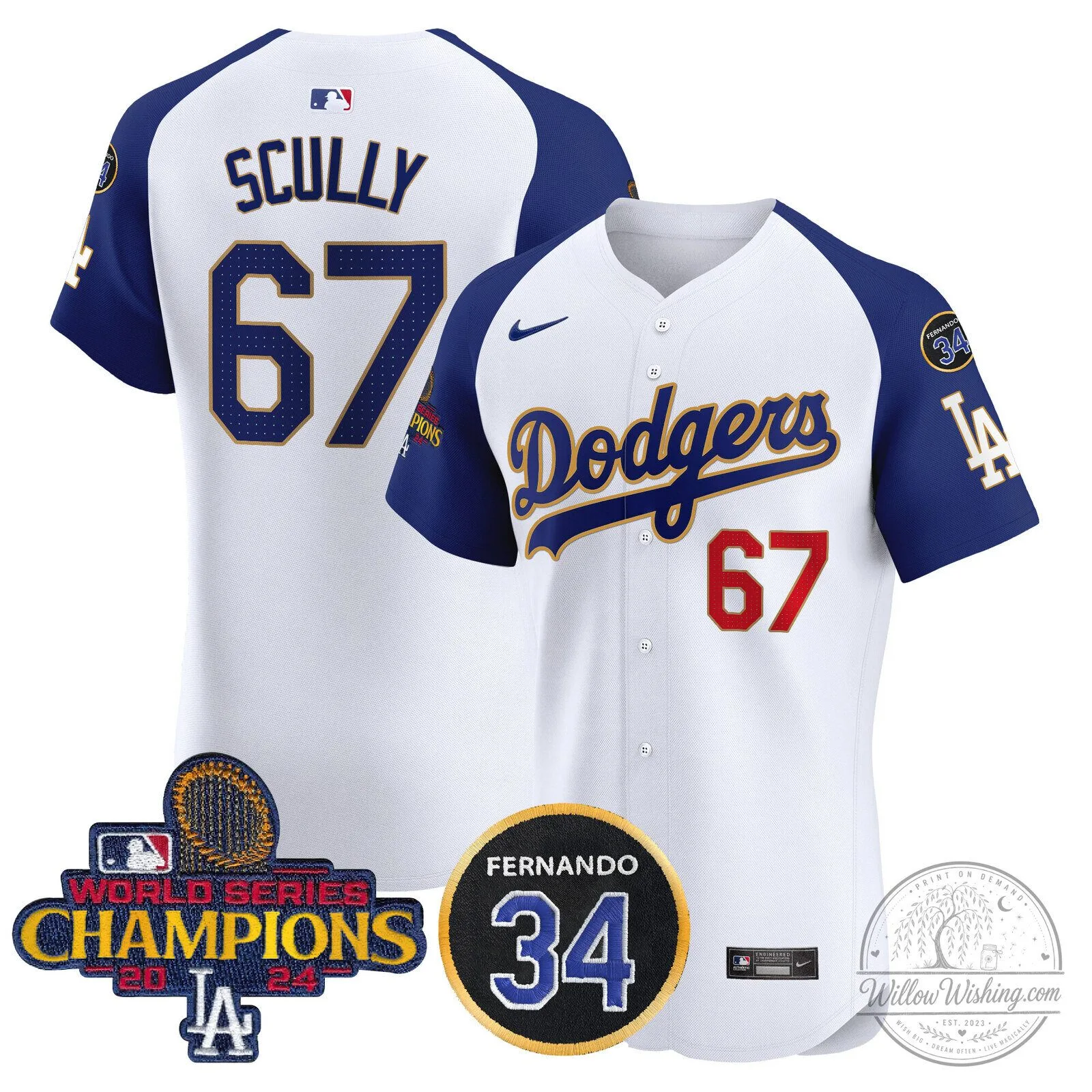 Los Angeles Dodgers Fernando Valenzuela 2024 World Series Champions Black Baseball Jersey 99 Los Angeles Dodgers Fernando Valenzuela 2024 World Series Champions Black Baseball Jersey
