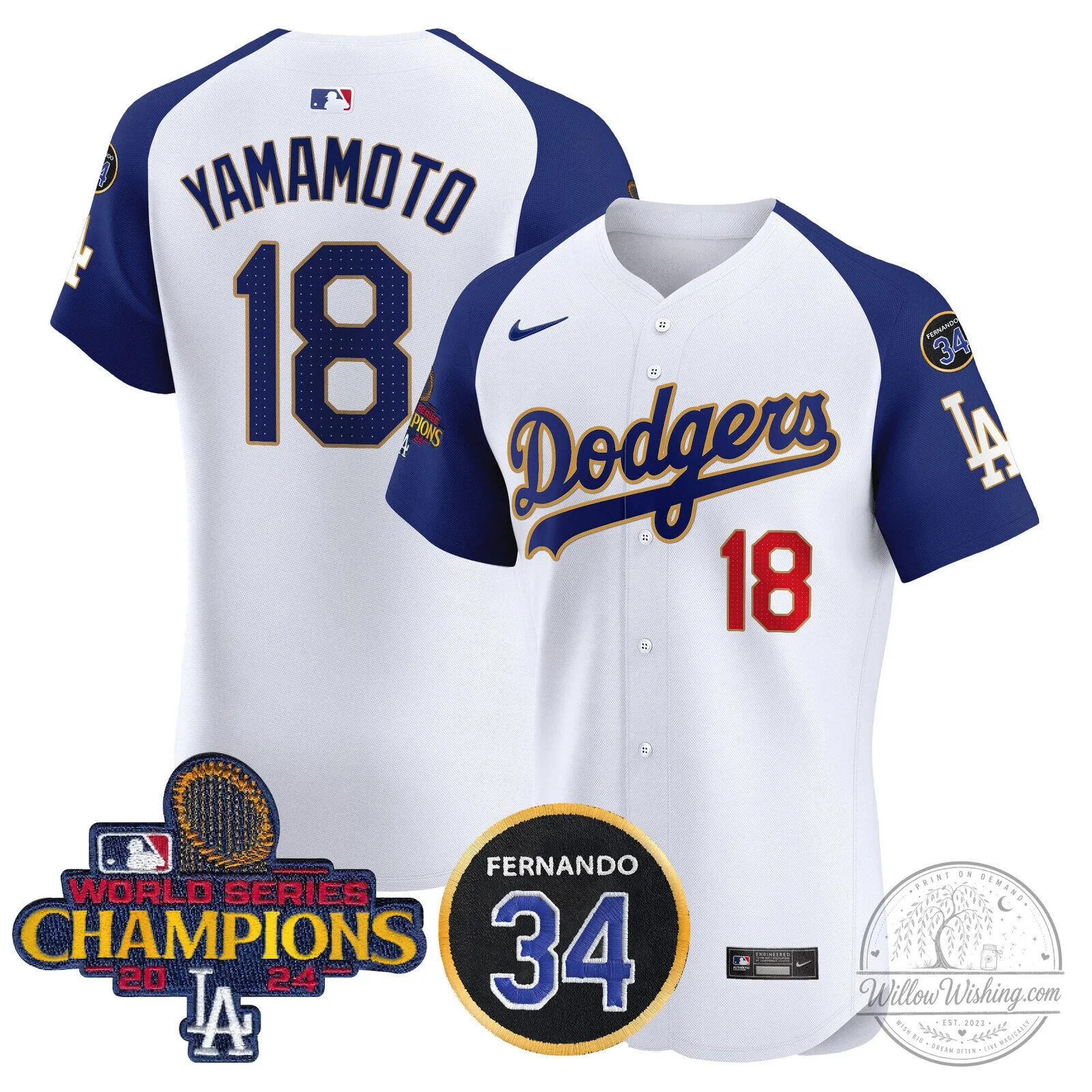 Los Angeles Dodgers Fernando Valenzuela 2024 World Series Champions Black Baseball Jersey 101 Los Angeles Dodgers Fernando Valenzuela 2024 World Series Champions Black Baseball Jersey