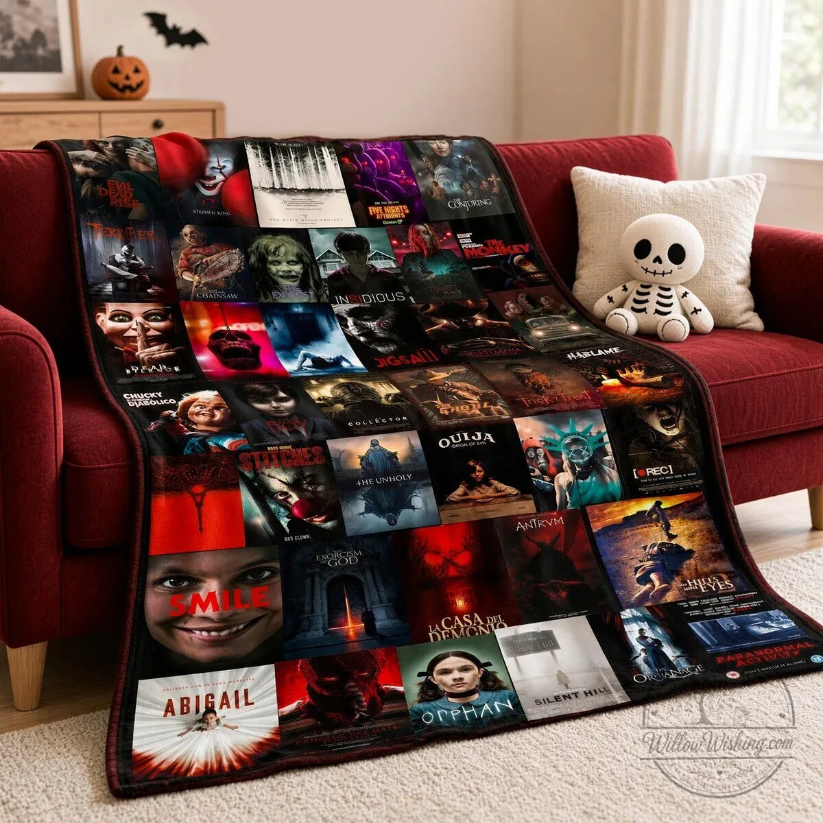 Horror Movie Poster Collection Soft Fleece Blanket 2 Horror Movie Poster Collection Soft Fleece Blanket
