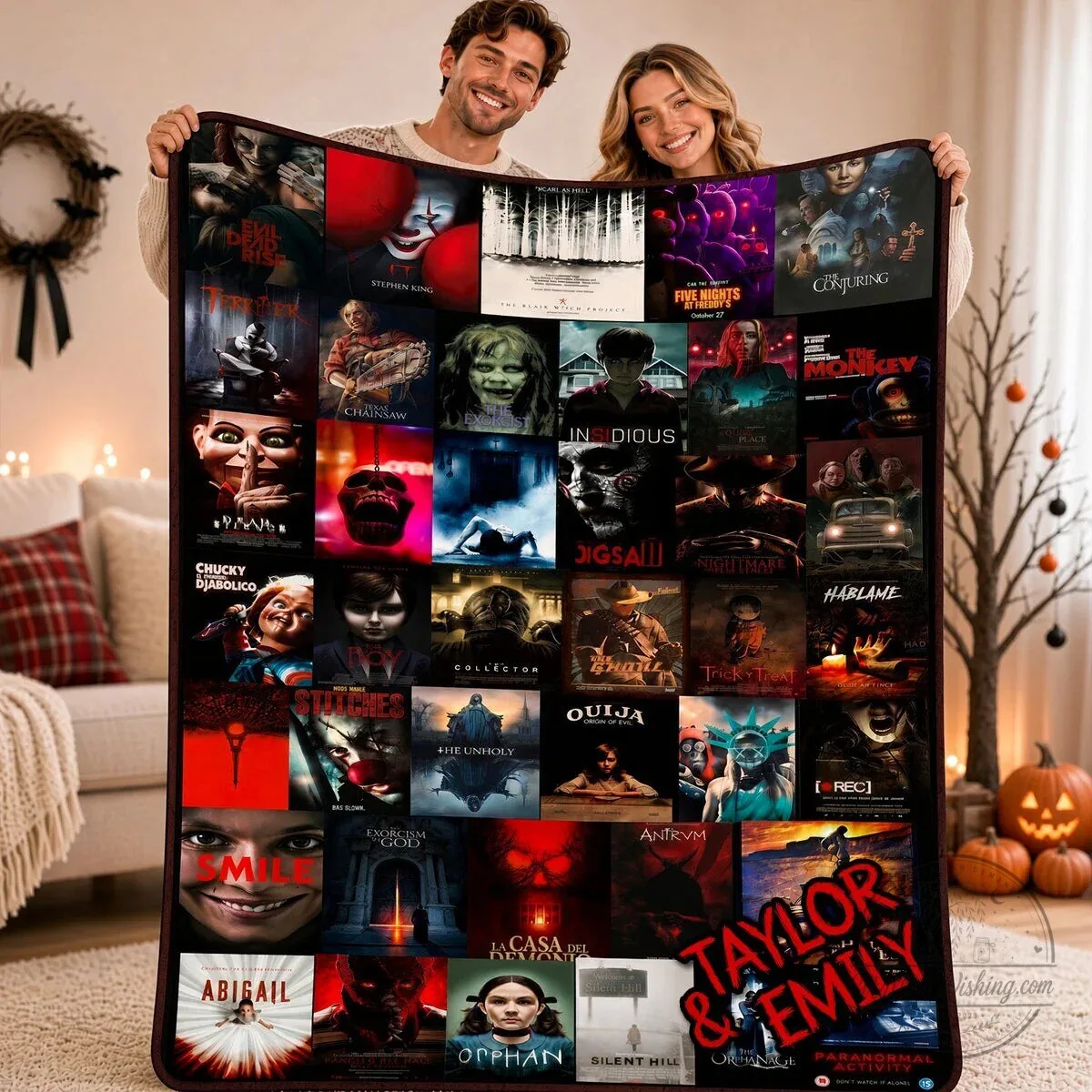 Horror Movie Poster Collection Soft Fleece Blanket 9 Horror Movie Poster Collection Soft Fleece Blanket