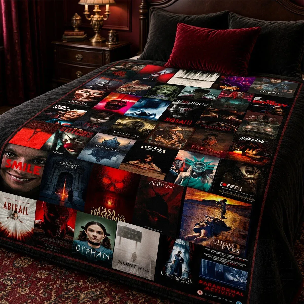 Horror Movie Poster Collection Soft Fleece Blanket 10 Horror Movie Poster Collection Soft Fleece Blanket