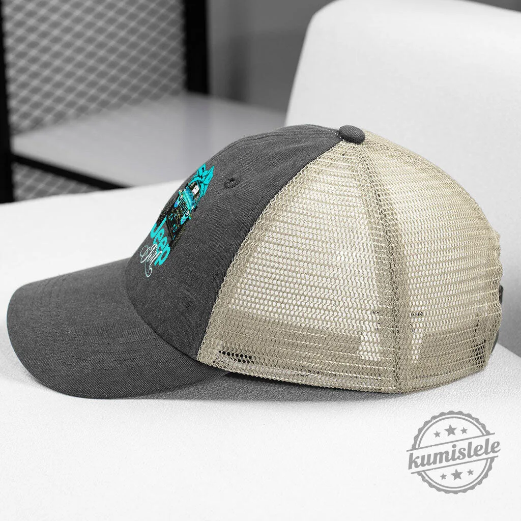 Jeep Girl Off Road Vehicle Bandana Graphic Trucker Cap Hat 15 Jeep Girl Off Road Vehicle Bandana Graphic Trucker Cap Hat