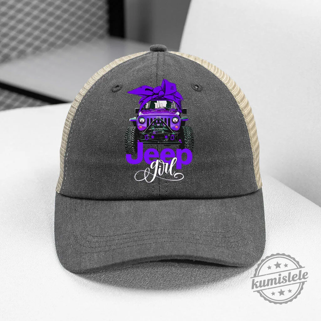 Jeep Girl Off Road Vehicle Bandana Graphic Trucker Cap Hat 19 Jeep Girl Off Road Vehicle Bandana Graphic Trucker Cap Hat