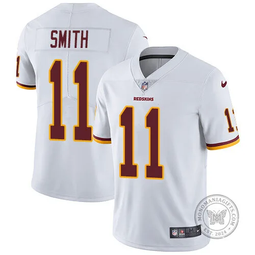 Washington Redskins Alex Smith Number 11 White Stitched American Football Jersey