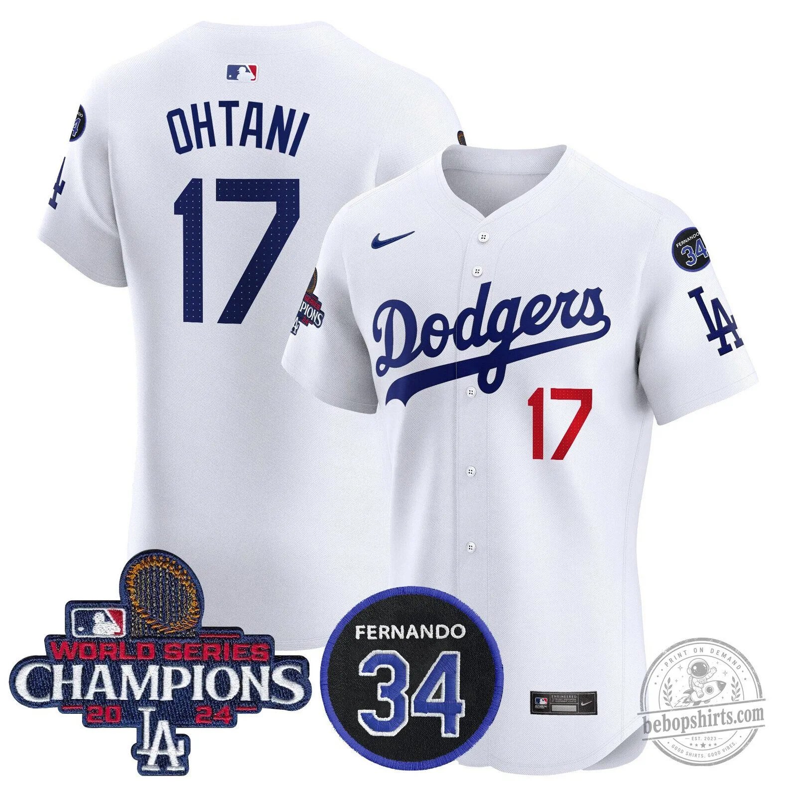 Los Angeles Dodgers Fernando Valenzuela World Series Champions Baseball Jersey 61 Los Angeles Dodgers Fernando Valenzuela World Series Champions Baseball Jersey