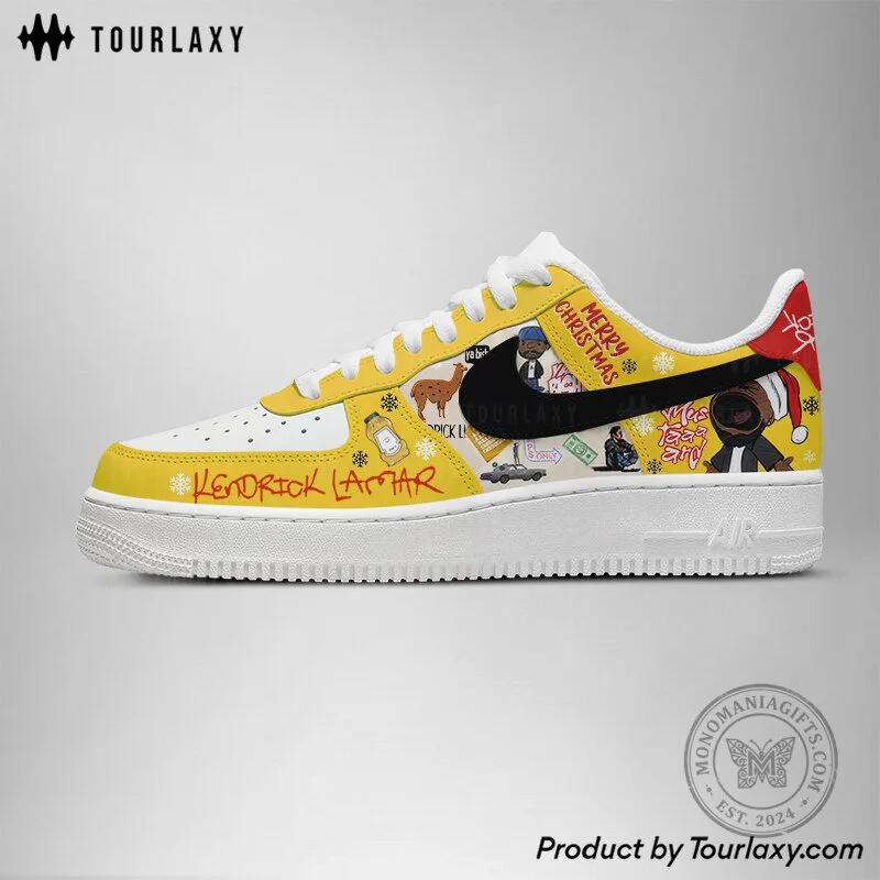 Kendrick Lamar Christmas Air Force One Shoes 4 Kendrick Lamar Christmas Air Force One Shoes