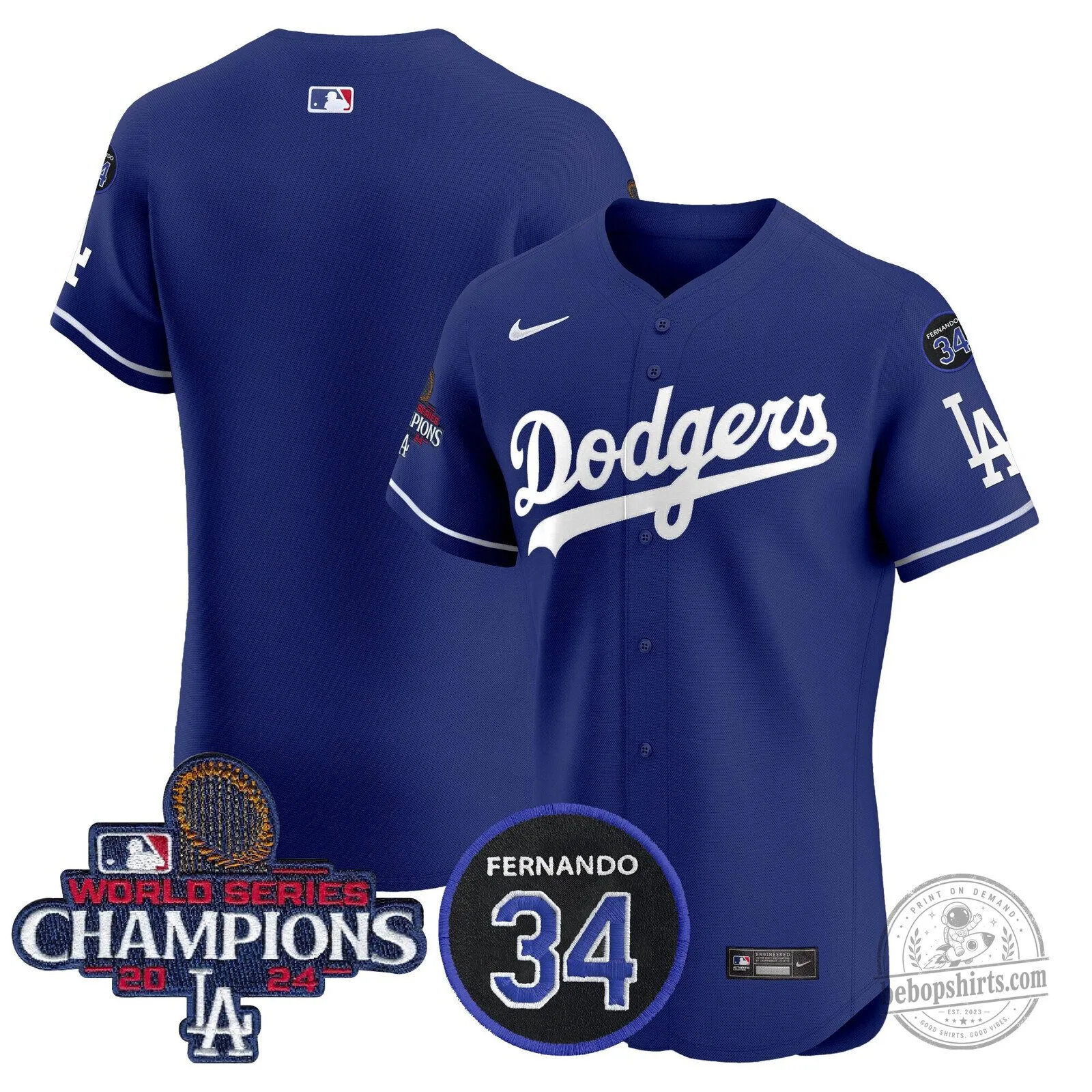 Los Angeles Dodgers Fernando Valenzuela World Series Champions Baseball Jersey 79 Los Angeles Dodgers Fernando Valenzuela World Series Champions Baseball Jersey