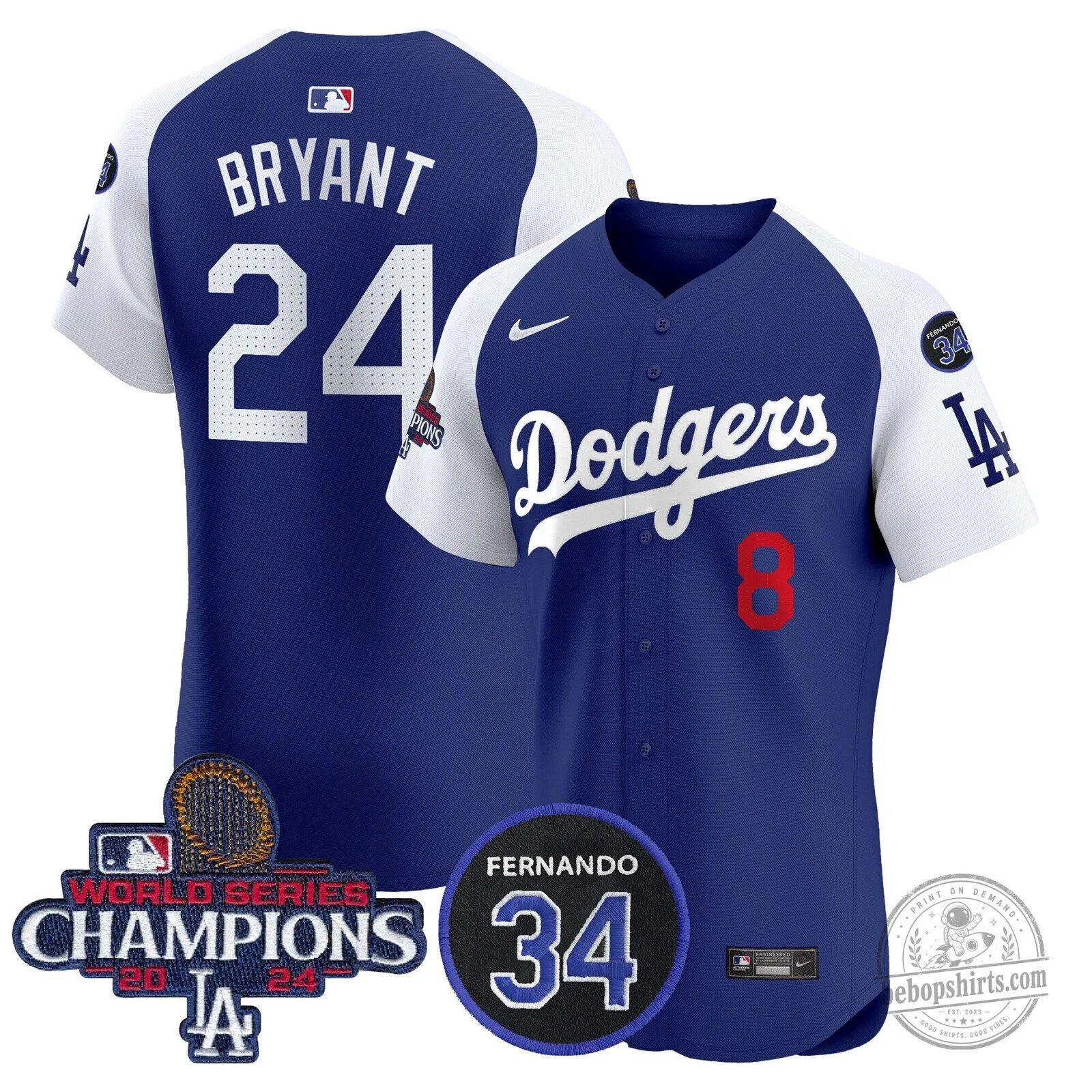 Los Angeles Dodgers Fernando Valenzuela World Series Champions Baseball Jersey 94 Los Angeles Dodgers Fernando Valenzuela World Series Champions Baseball Jersey