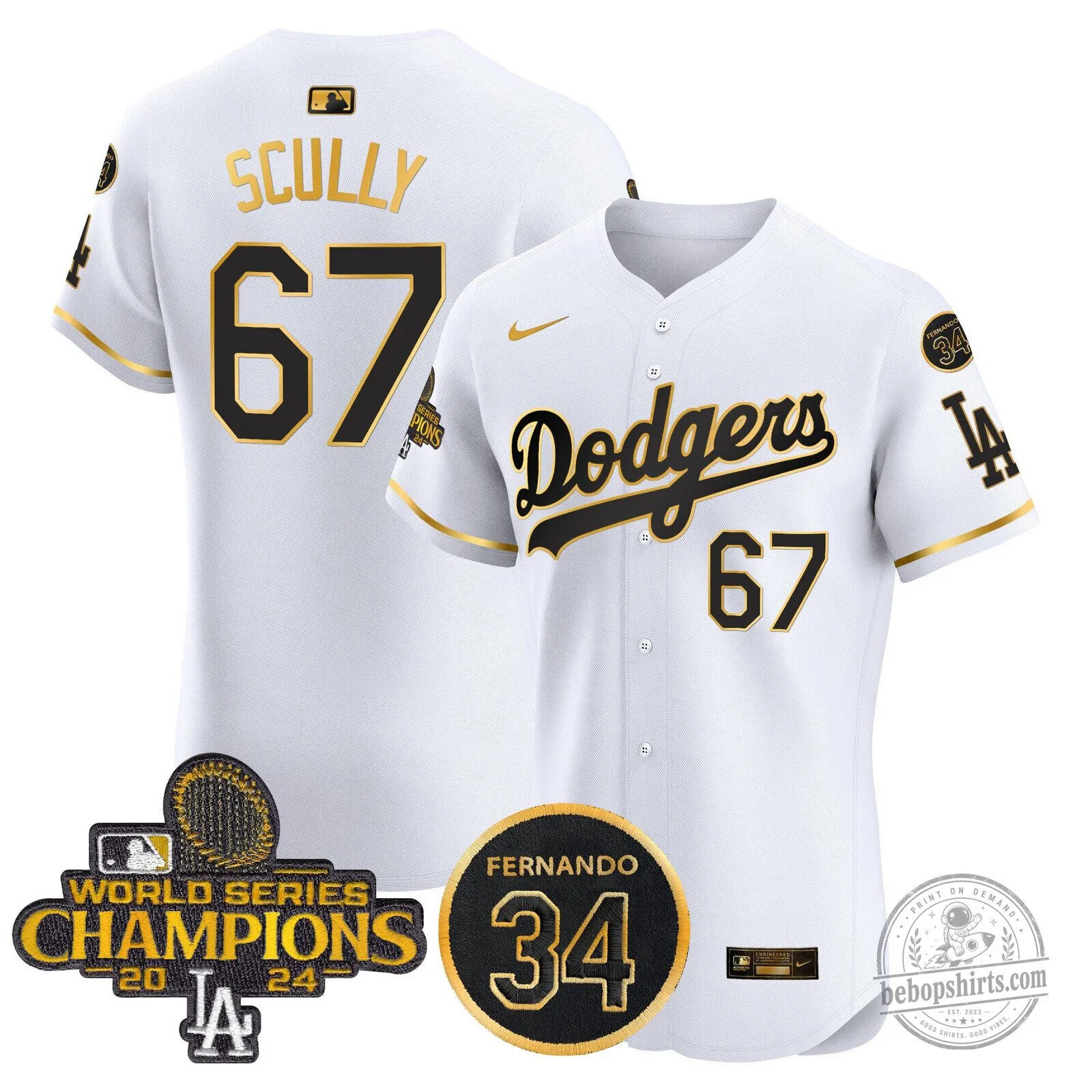 Los Angeles Dodgers Fernando Valenzuela World Series Champions Baseball Jersey 115 Los Angeles Dodgers Fernando Valenzuela World Series Champions Baseball Jersey