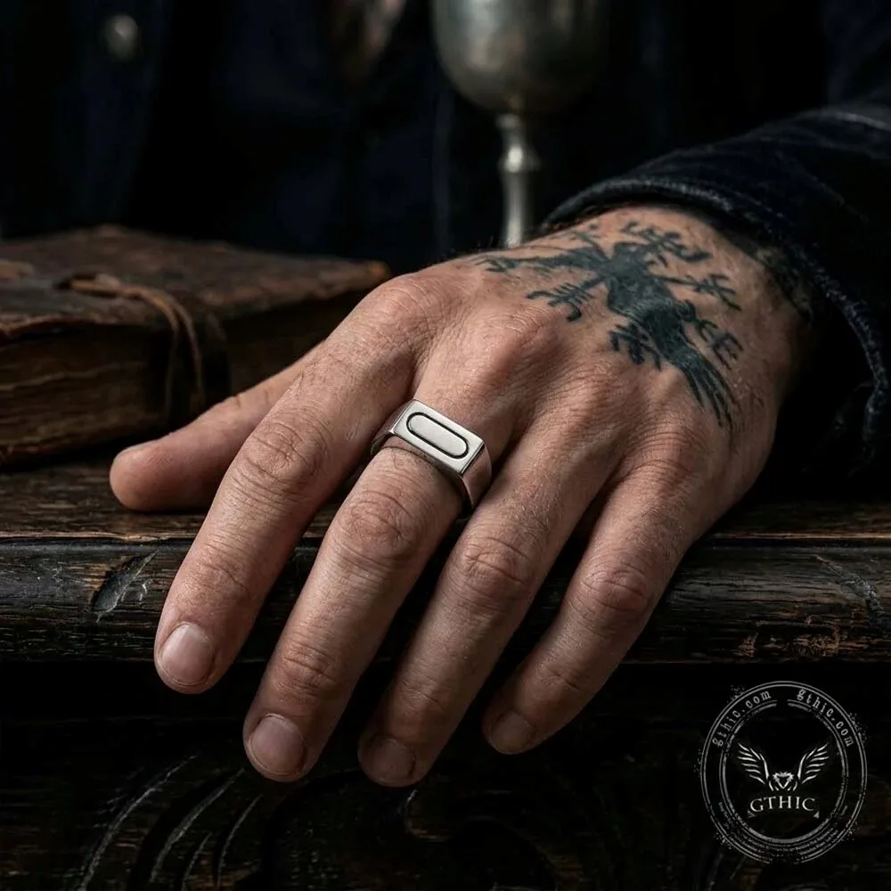 Stylish Versatile Stainless Steel Spinner Ring for Men and Women 6 Stylish Versatile Stainless Steel Spinner Ring for Men and Women