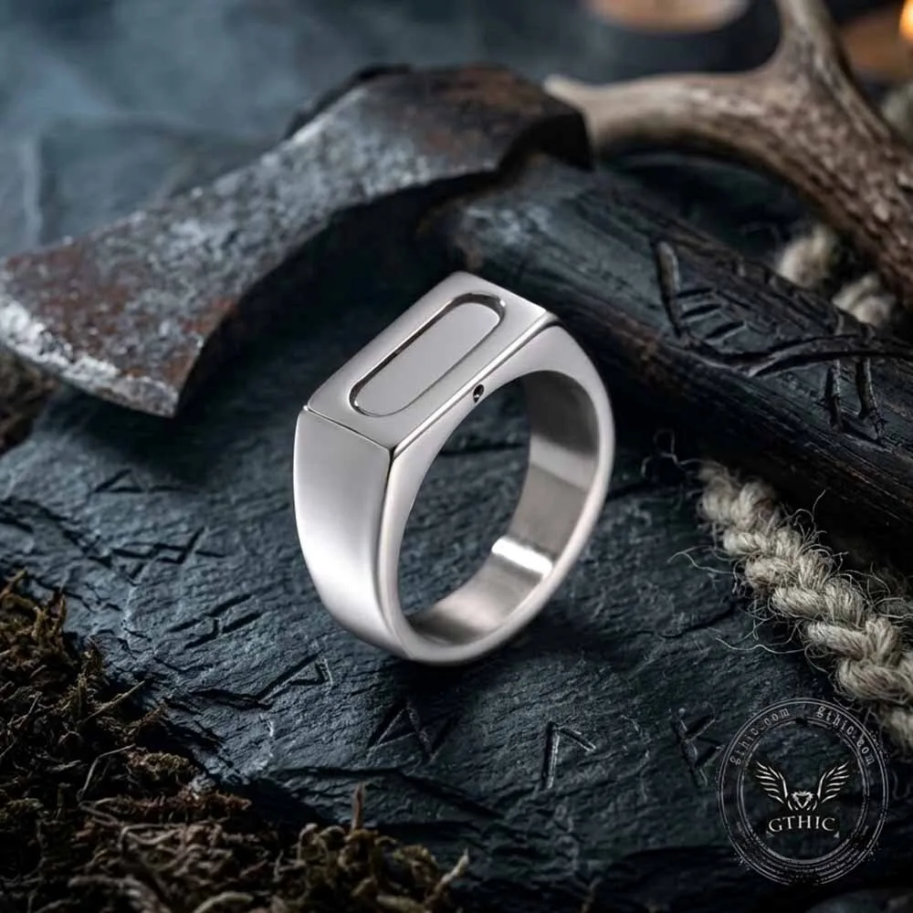 Stylish Versatile Stainless Steel Spinner Ring for Men and Women 7 Stylish Versatile Stainless Steel Spinner Ring for Men and Women