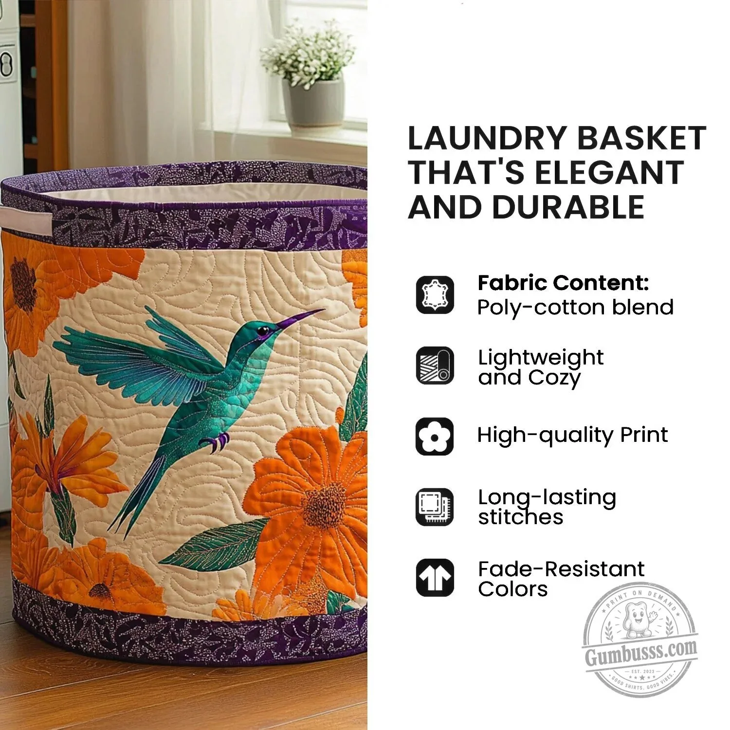 Vietnam Veterans Memorial Quilted Laundry Basket 5 Vietnam Veterans Memorial Quilted Laundry Basket
