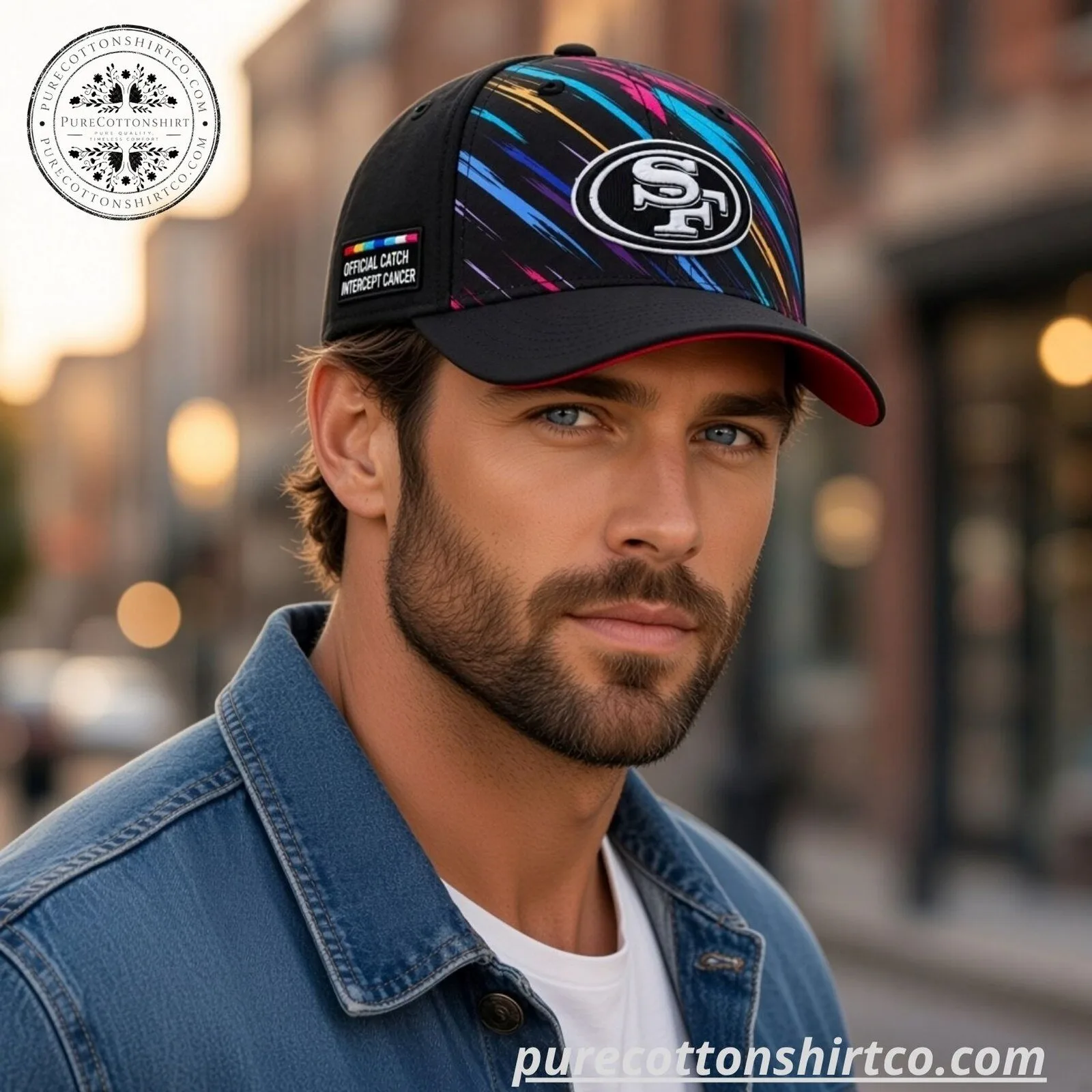 Russell Wilson 49ers Crucial Catch Cap Hat 9 Russell Wilson 49ers Crucial Catch Cap Hat