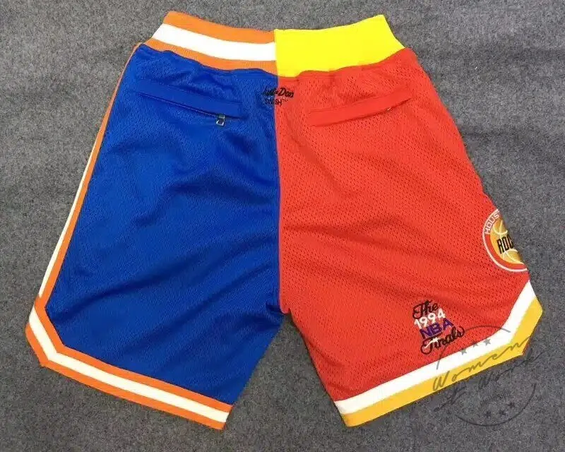 New York Knicks 1994 NBA Finals Retro Basketball Shorts 7 New York Knicks 1994 NBA Finals Retro Basketball Shorts