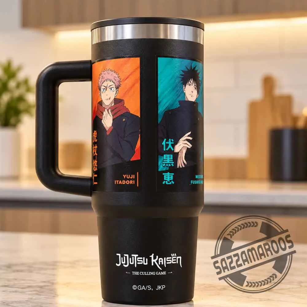 Jujutsu Kaisen Yuji & Megumi 40oz Tumbler (1) Jujutsu Kaisen Yuji & Megumi 40oz Tumbler