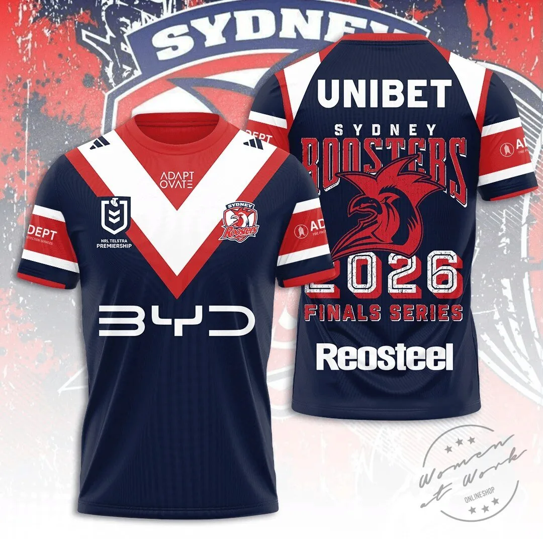 Sydney Roosters National Rugby League 2026 Finals Series Rugby Jersey