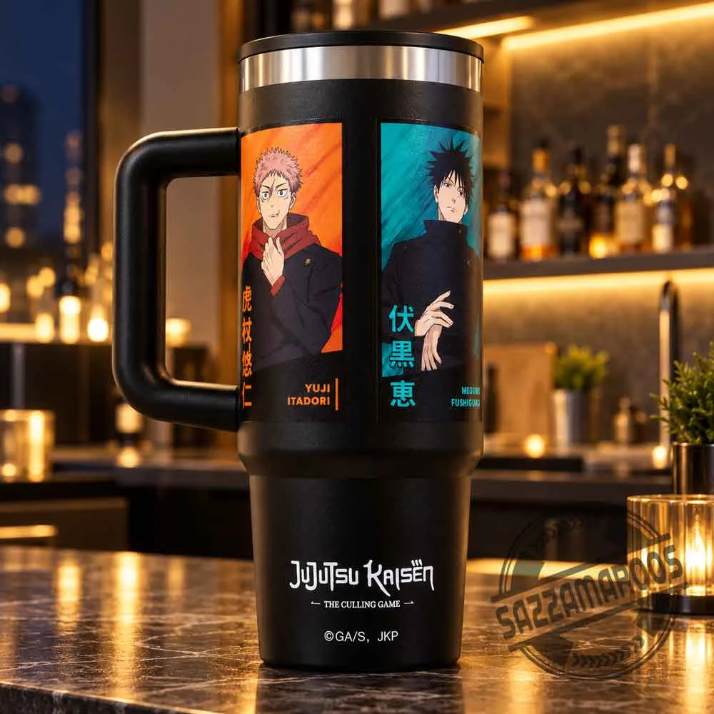 Jujutsu Kaisen Yuji & Megumi 40oz Tumbler (2) Jujutsu Kaisen Yuji & Megumi 40oz Tumbler – image 2 of 3