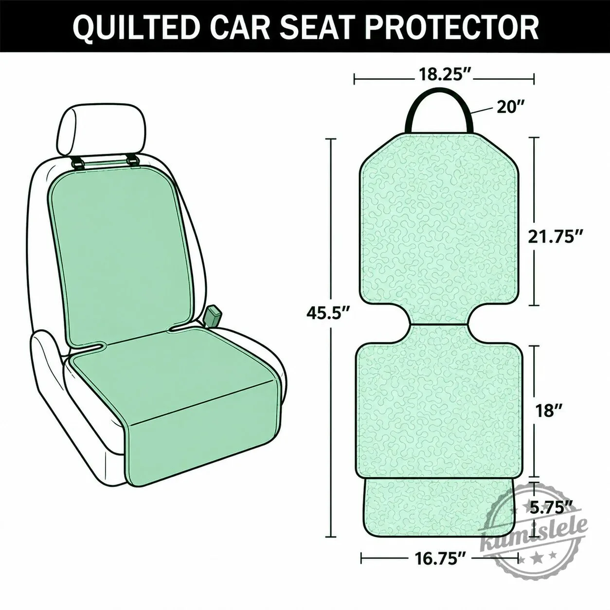 Festive Christmas Elf Costume Quilted Car Seat Cover Protector 6 Festive Christmas Elf Costume Quilted Car Seat Cover Protector