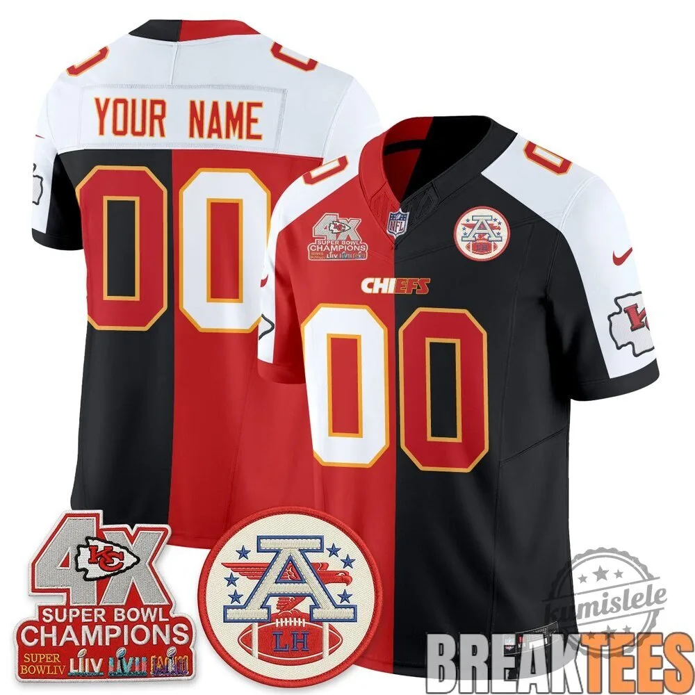 Kansas City Chiefs Super Bowl Champions Split Edition Football Jersey