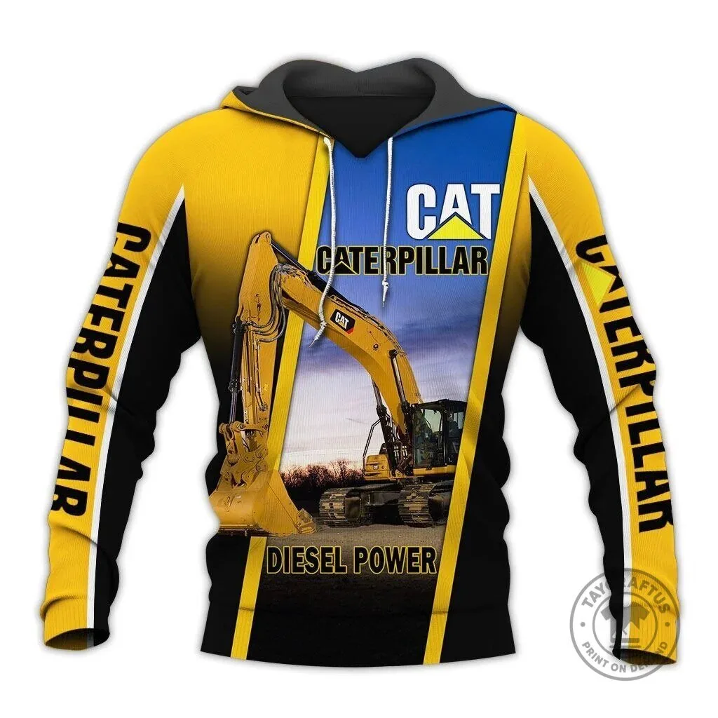 Caterpillar Diesel Power Heavy Equipment Construction Hoodie