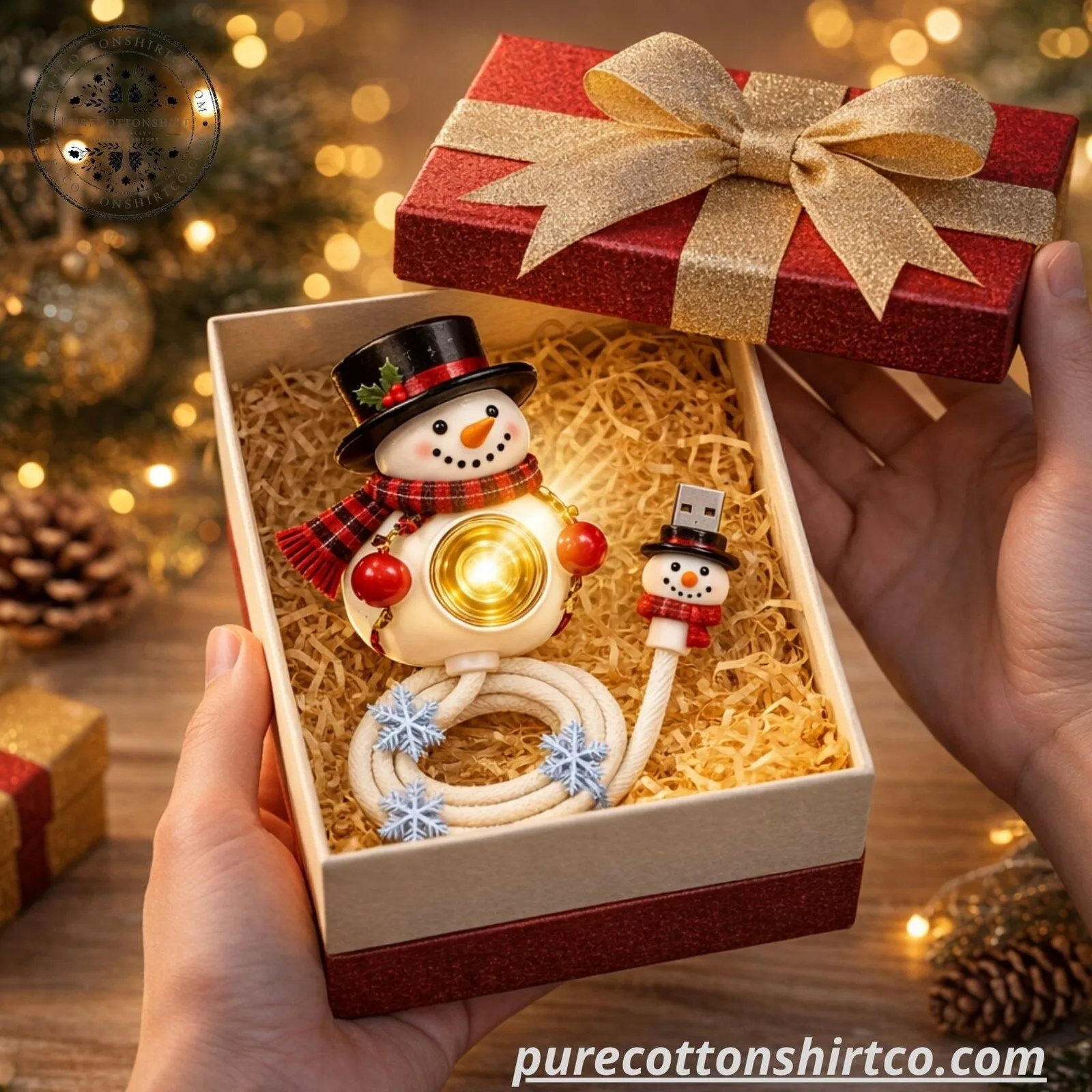 Snowman Christmas Projector Light With Festive Glow - Bring Home Holiday Magic