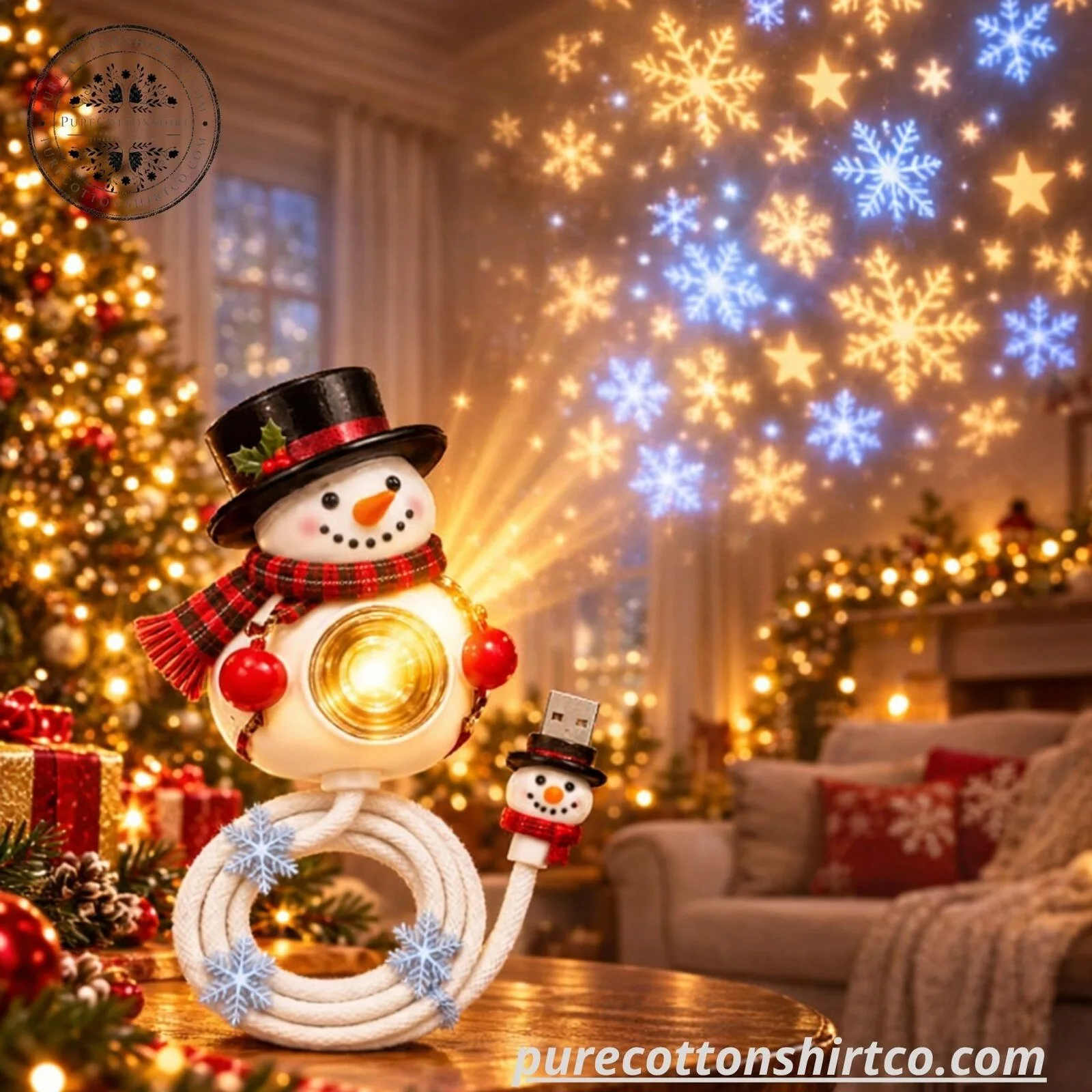 Snowman Christmas Projector Light With Festive Glow - Bring Home Holiday Magic 5 Snowman Christmas Projector Light With Festive Glow - Bring Home Holiday Magic