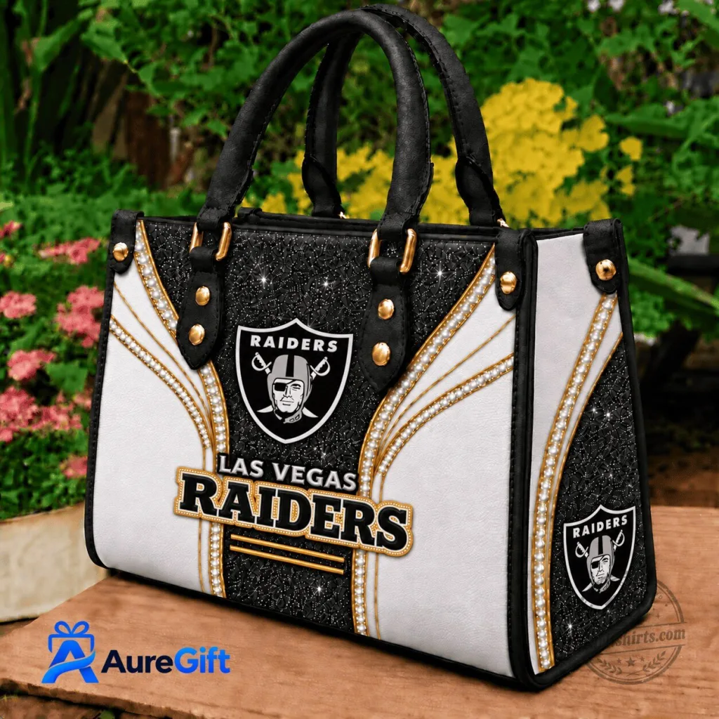 Las Vegas Raiders Women's Leather Handbag Purse 47 Las Vegas Raiders Women's Leather Handbag Purse