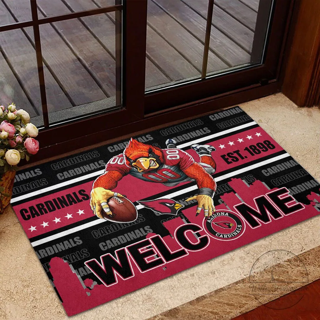 Arizona Cardinals Football Team Welcome Doormat