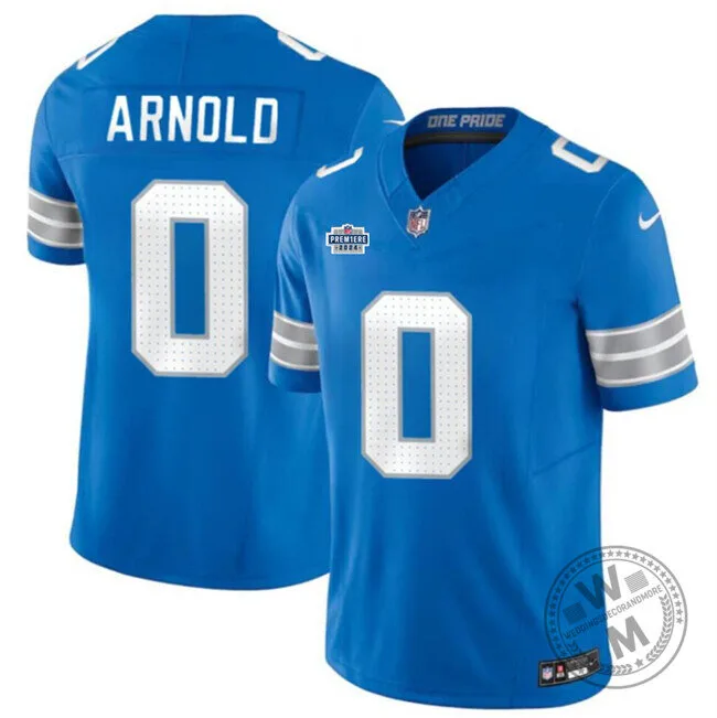 Detroit Lions Blue Jersey for Terrion Arnold – Football Apparel