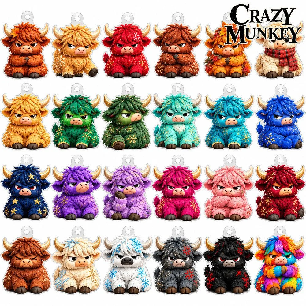 Grumpy Highland Cow Christmas 2026 Advent Calendar | Collectibles 3 Grumpy Highland Cow Christmas 2026 Advent Calendar | Collectibles