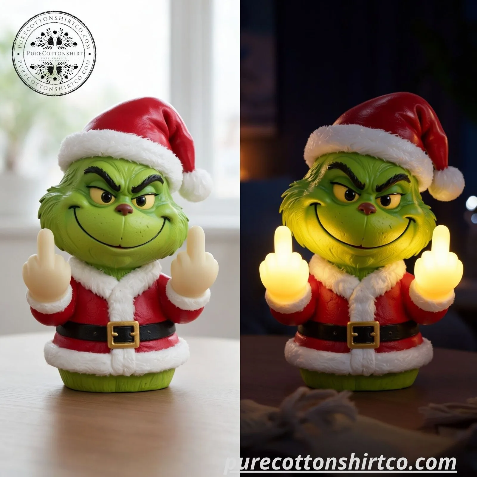 Grinch Middle Finger LED Light 2026 – Funny Christmas Desk Lamp 4 Grinch Middle Finger LED Light 2026 – Funny Christmas Desk Lamp