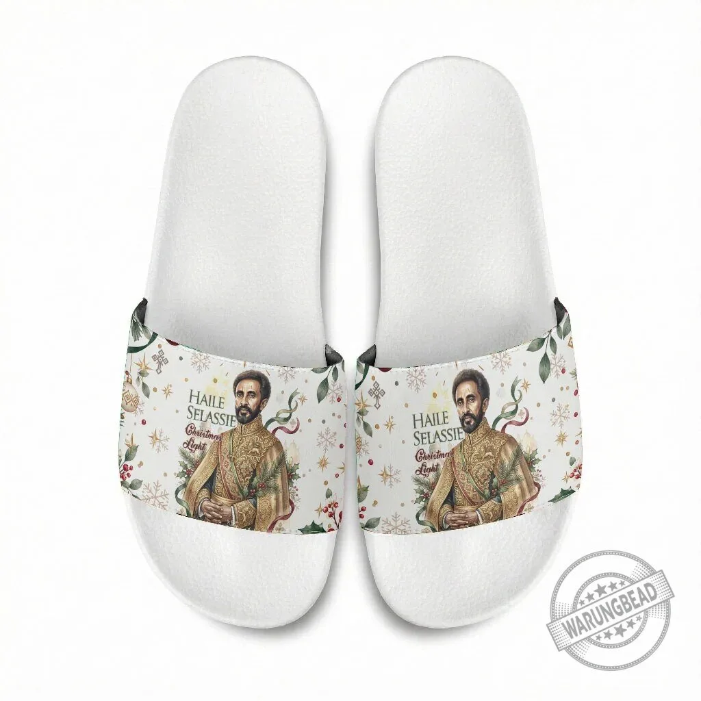 Haile Selassie Christmas Holiday Royal Ethiopian Orthodox Vintage Style Slide Sandals 8 Haile Selassie Christmas Holiday Royal Ethiopian Orthodox Vintage Style Slide Sandals