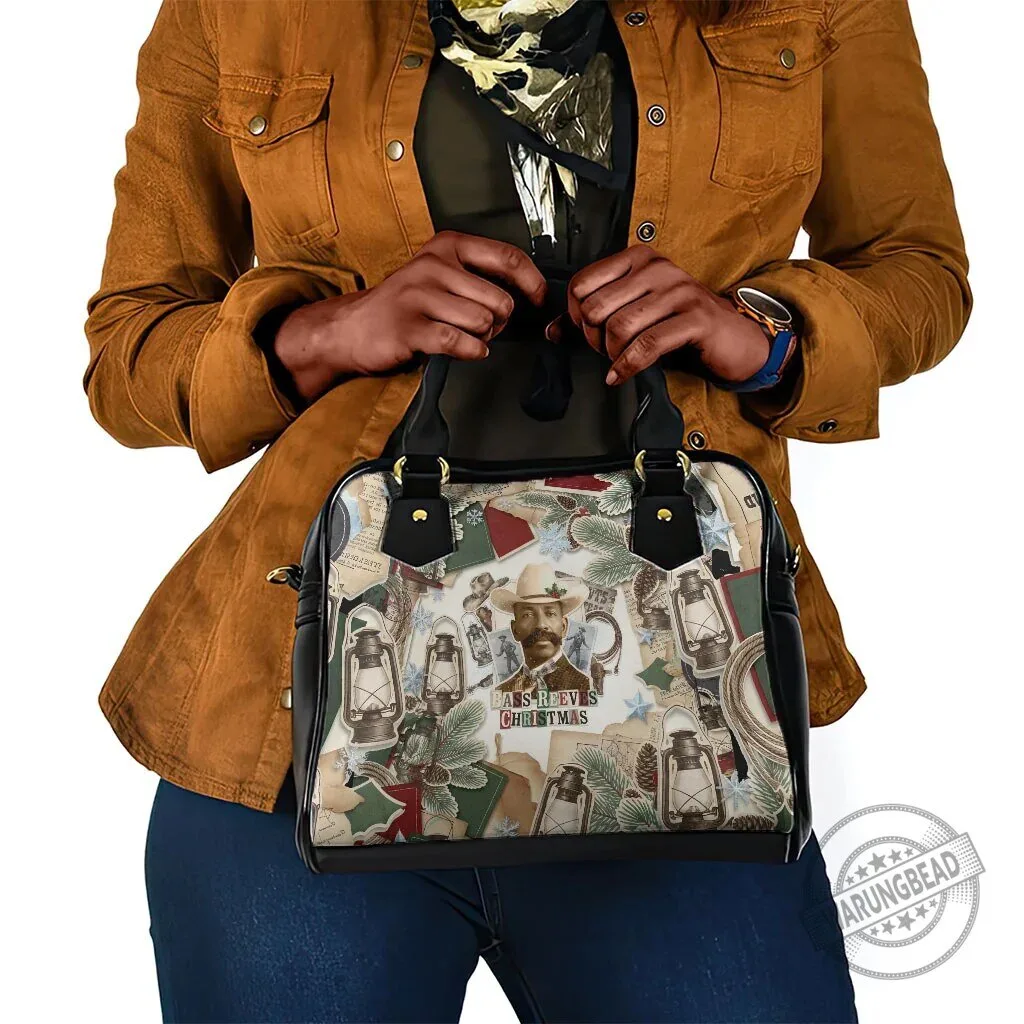 Bass Reeves Christmas Vintage Lantern Old West Marshal Shoulder Handbag 6 Bass Reeves Christmas Vintage Lantern Old West Marshal Shoulder Handbag