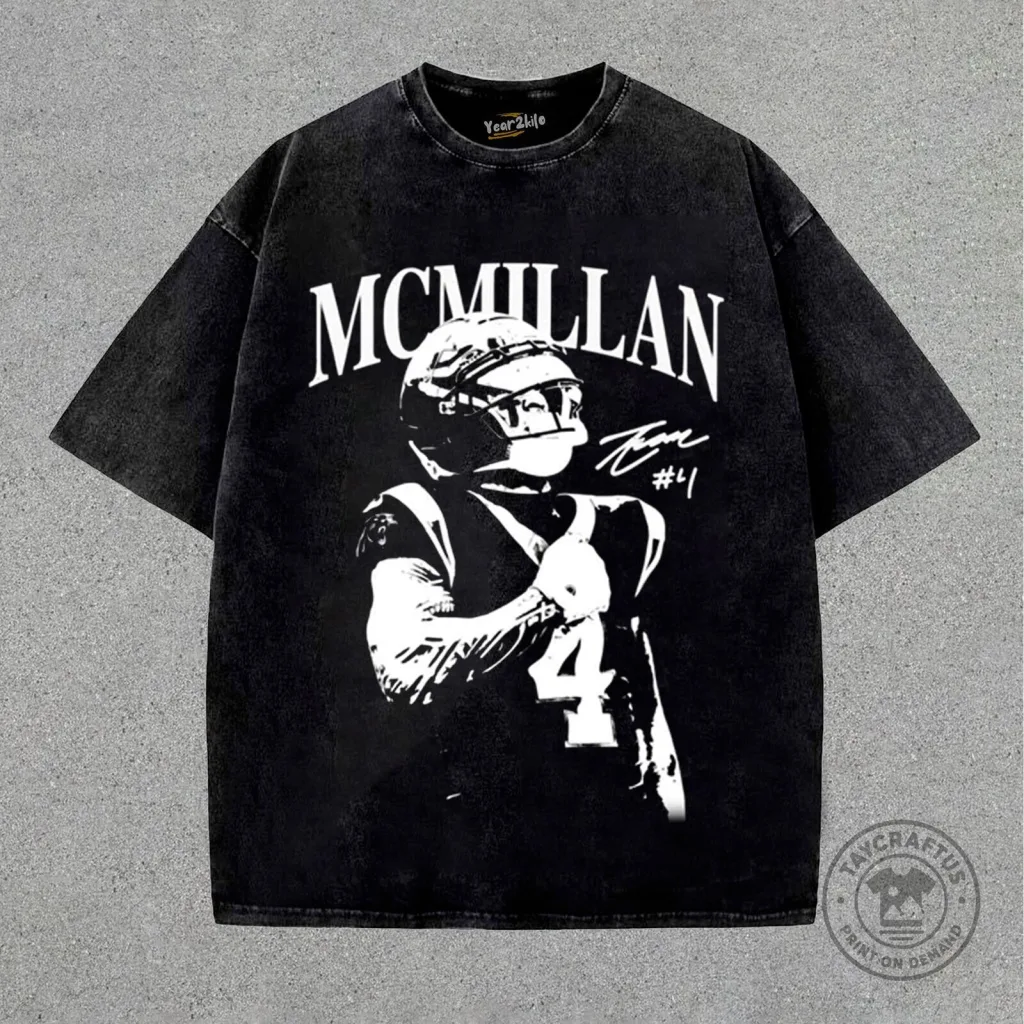 Vintage Tetairoa McMillan Football Player Graphic T-Shirt Vintage Tetairoa McMillan Football Player Graphic T-Shirt
