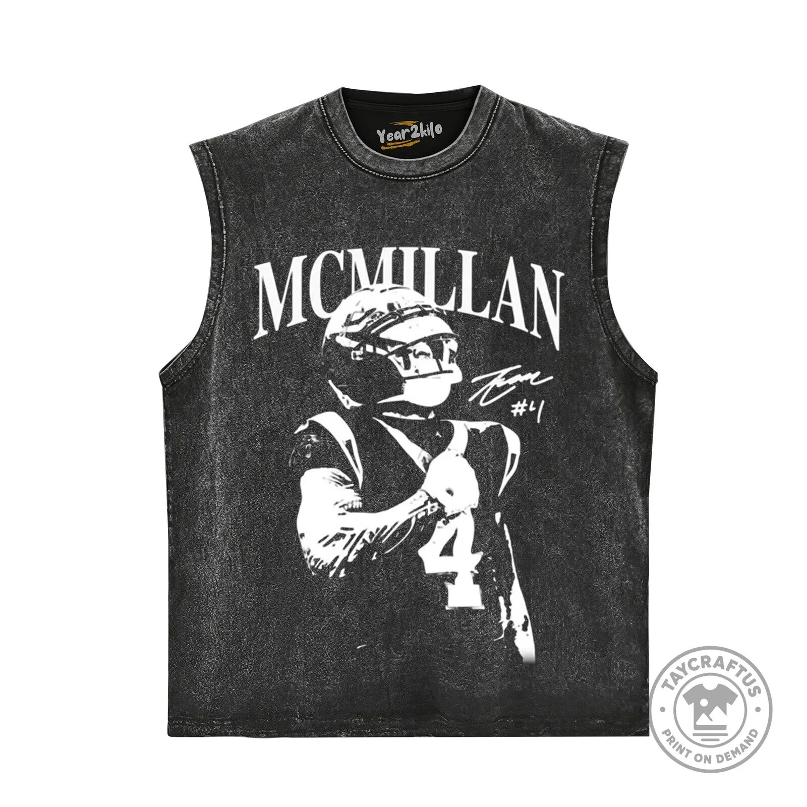 Vintage Tetairoa McMillan Football Player Graphic T-Shirt 11 Vintage Tetairoa McMillan Football Player Graphic T-Shirt