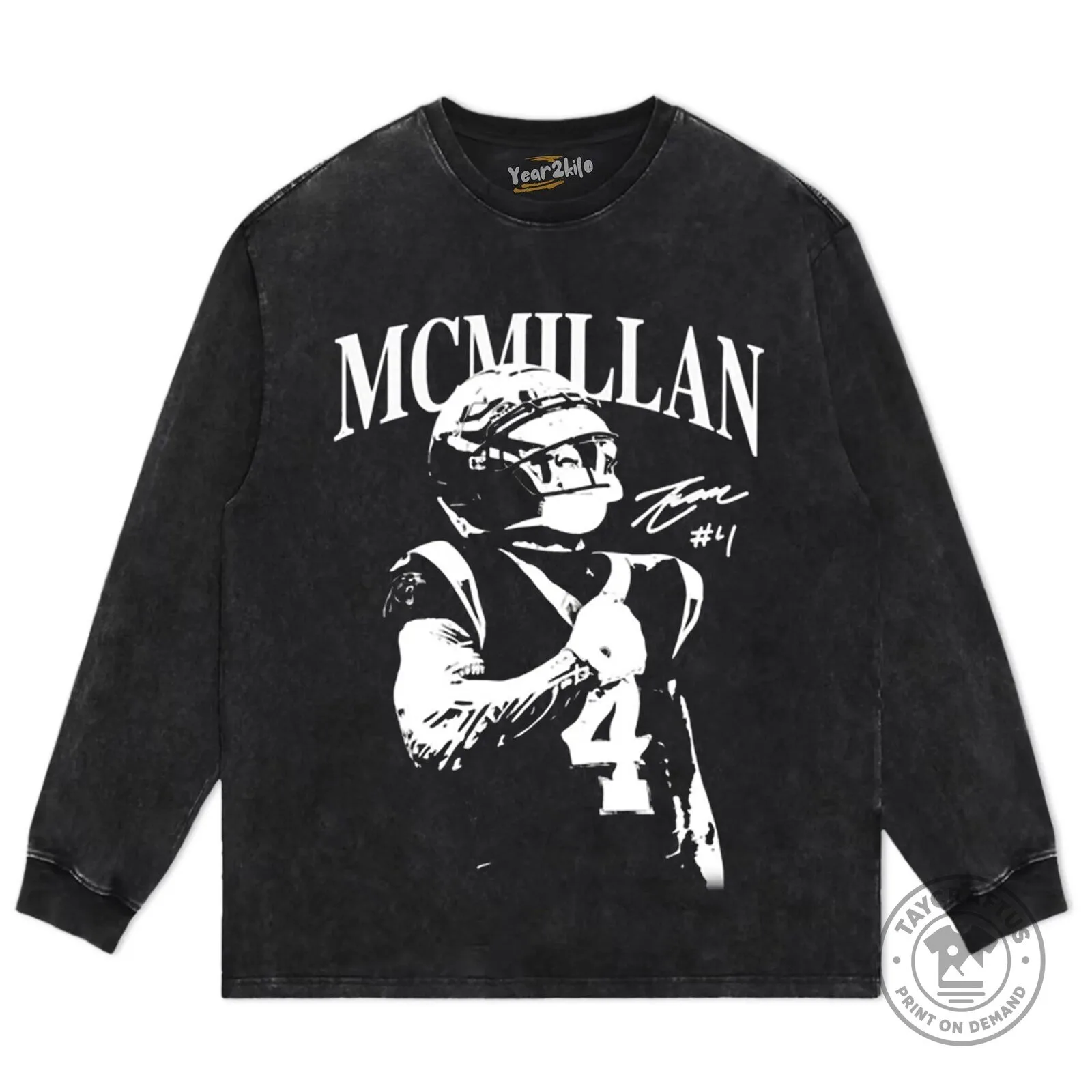 Vintage Tetairoa McMillan Football Player Graphic T-Shirt 14 Vintage Tetairoa McMillan Football Player Graphic T-Shirt