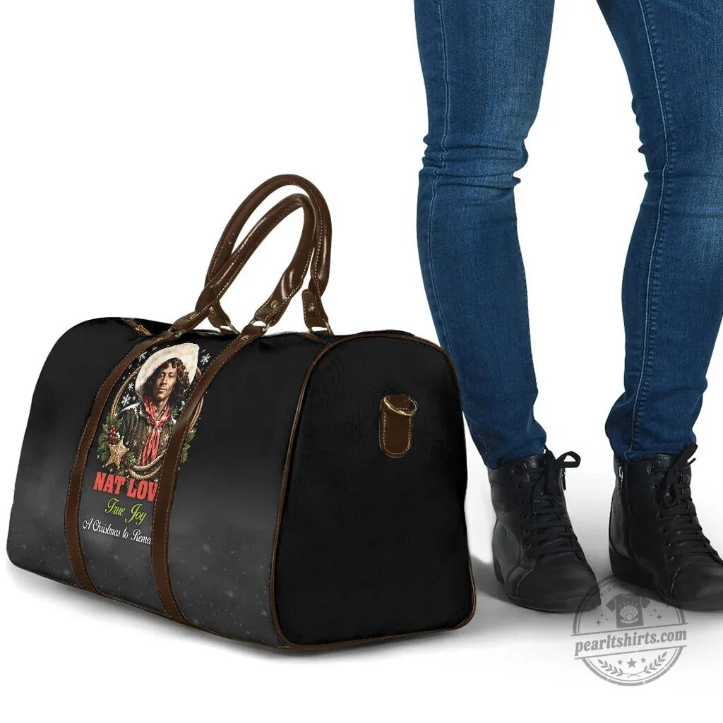 Nat Love Wild West Christmas Travel Bag African American Cowboy Holiday Portrait Art 8 Nat Love Wild West Christmas Travel Bag African American Cowboy Holiday Portrait Art