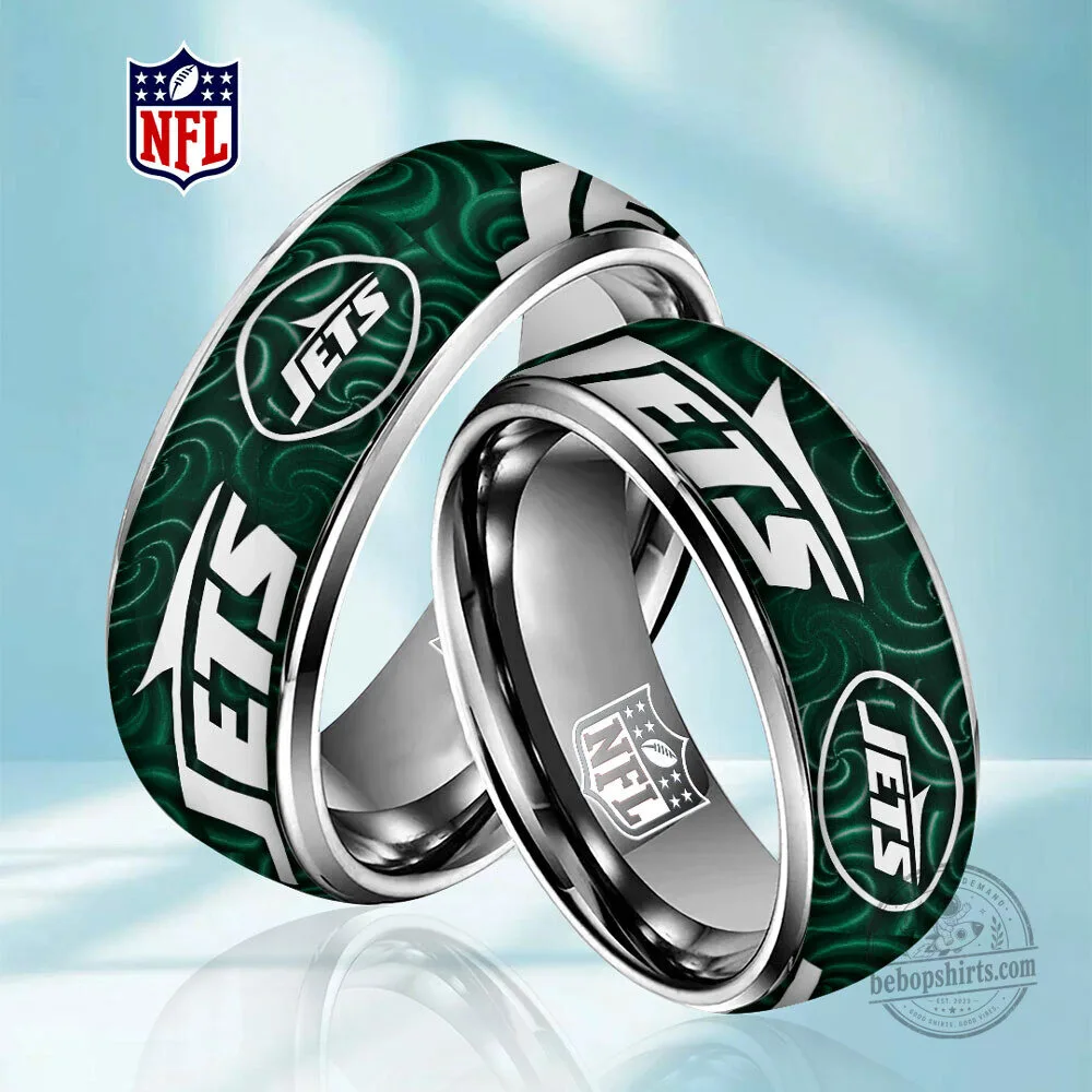 New York Jets National Football League Team Logo Ring