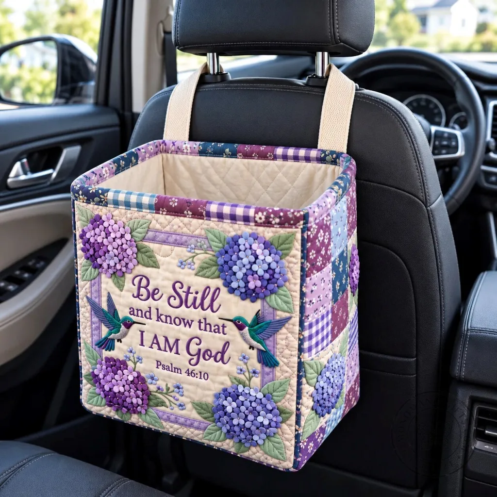 Be Still And Know That I Am God Hummingbird Car Storage Basket Be Still And Know That I Am God Hummingbird Car Storage Basket