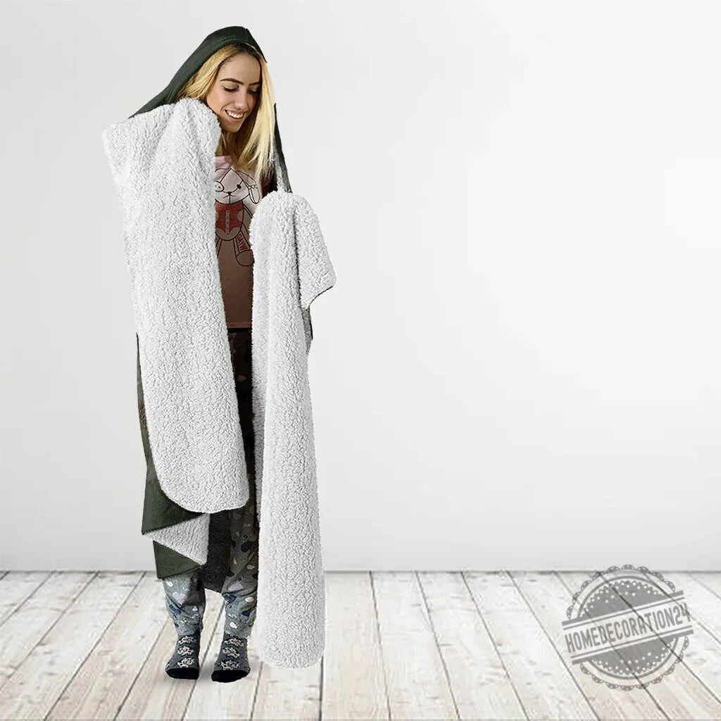 Chahta Yakni Tribe Land Of The Free Native American Wildlife Hooded Blanket 9 Chahta Yakni Tribe Land Of The Free Native American Wildlife Hooded Blanket